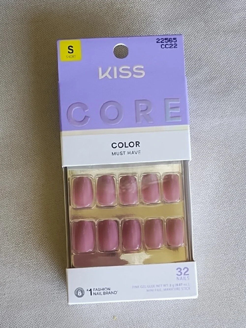 OPI Xpress/ON: Hot Toddy Naughty Brown + Kiss Core Pink Press On Nails